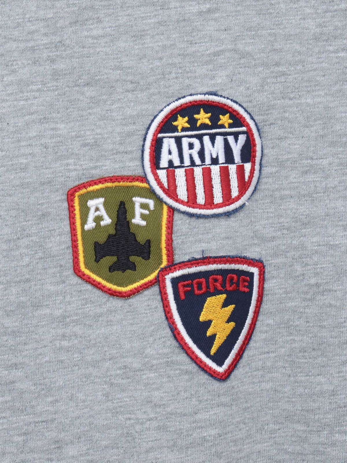 【PANDIESTA JAPAN】ミリタリー切替 半袖ZIPパーカー