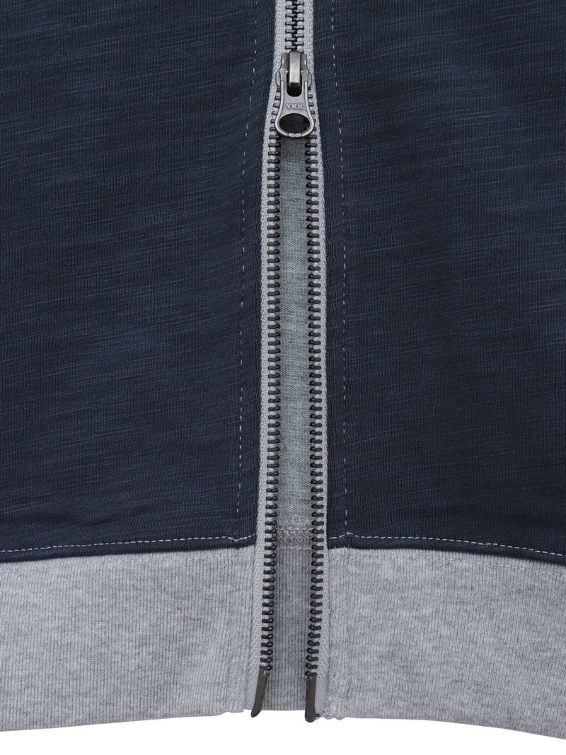 【PANDIESTA JAPAN】ミリタリー切替 半袖ZIPパーカー