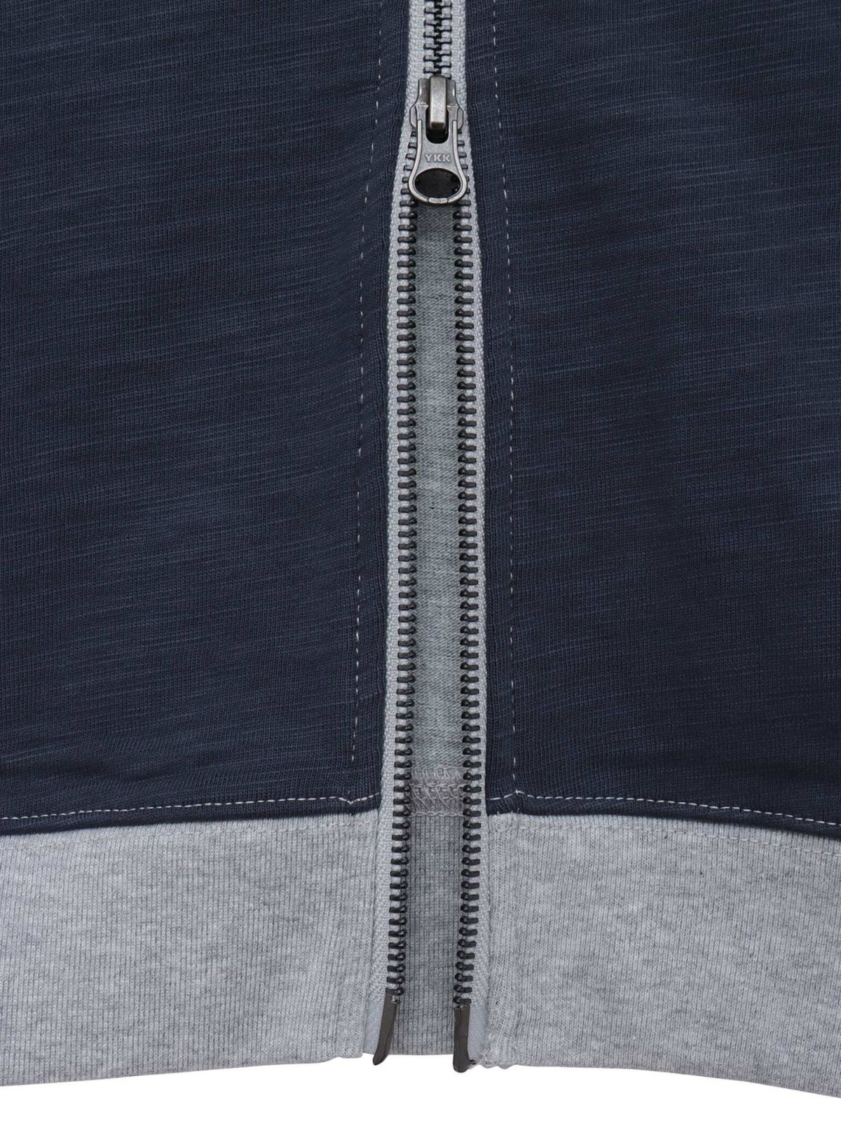 【PANDIESTA JAPAN】ミリタリー切替 半袖ZIPパーカー