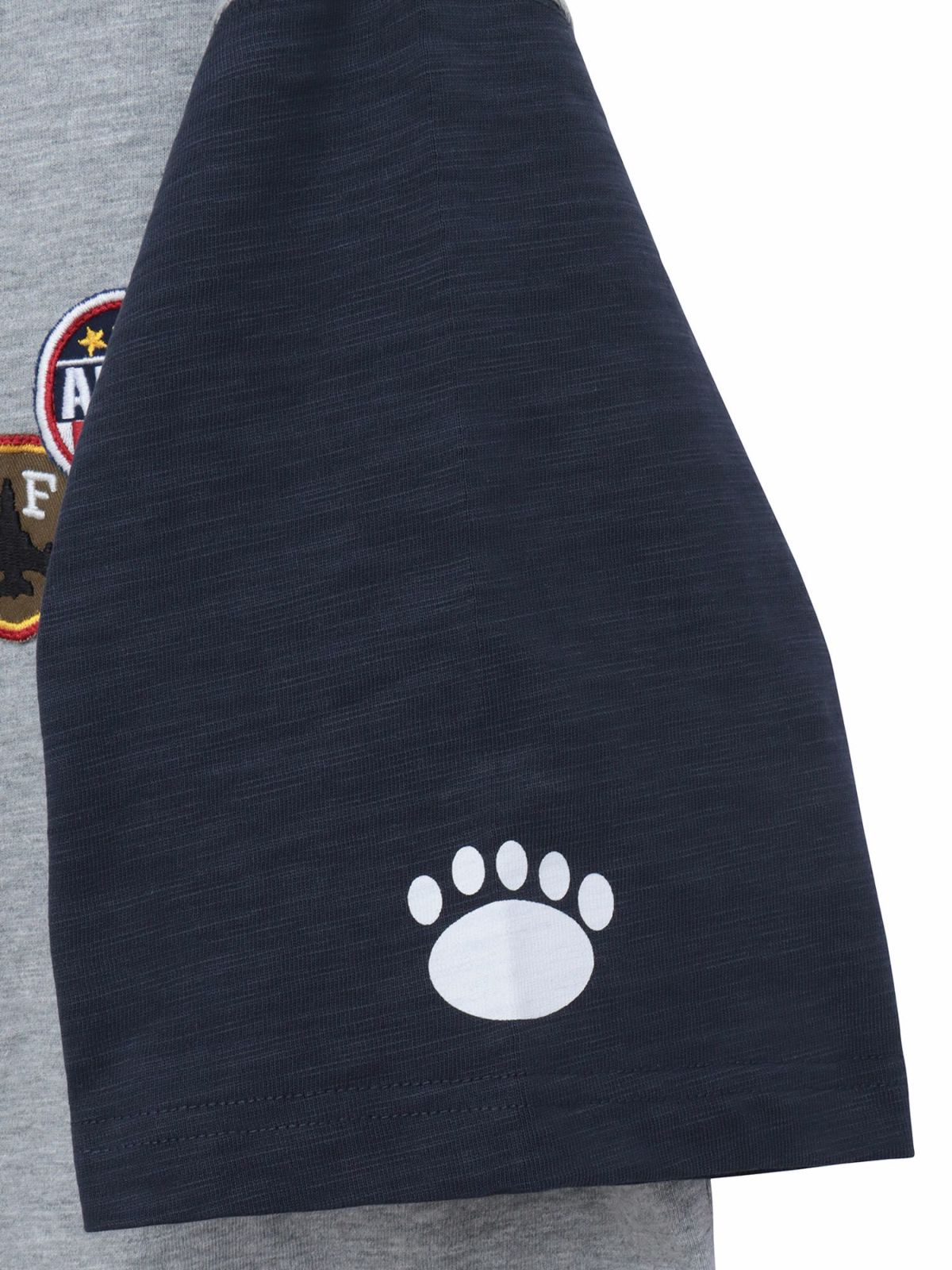 【PANDIESTA JAPAN】ミリタリー切替 半袖ZIPパーカー