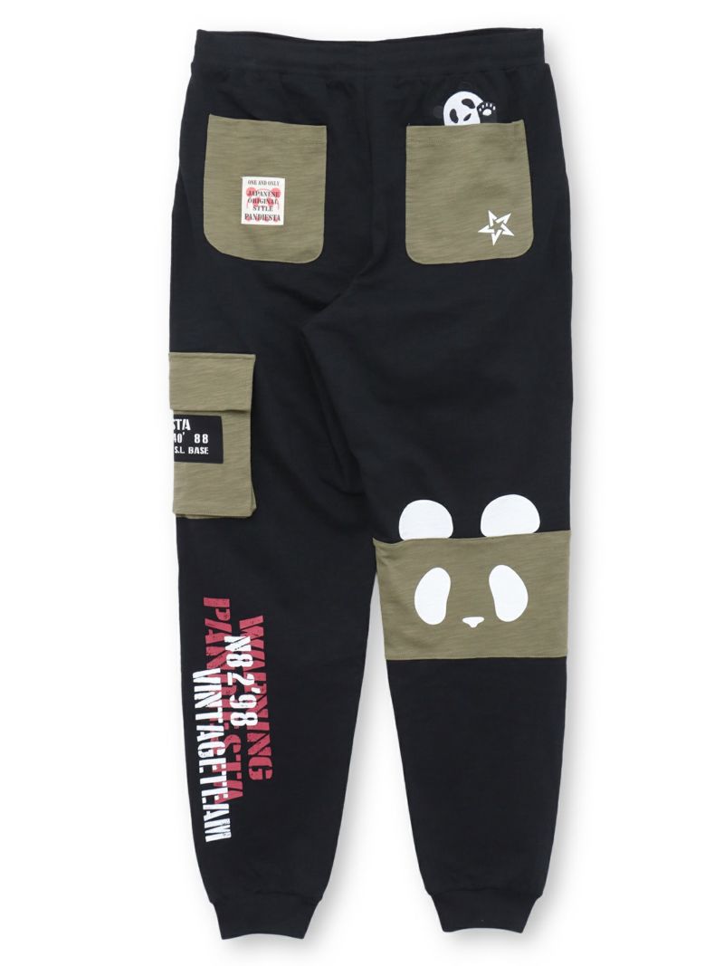 【PANDIESTA JAPAN】ミリタリー切替スウェットパンツ