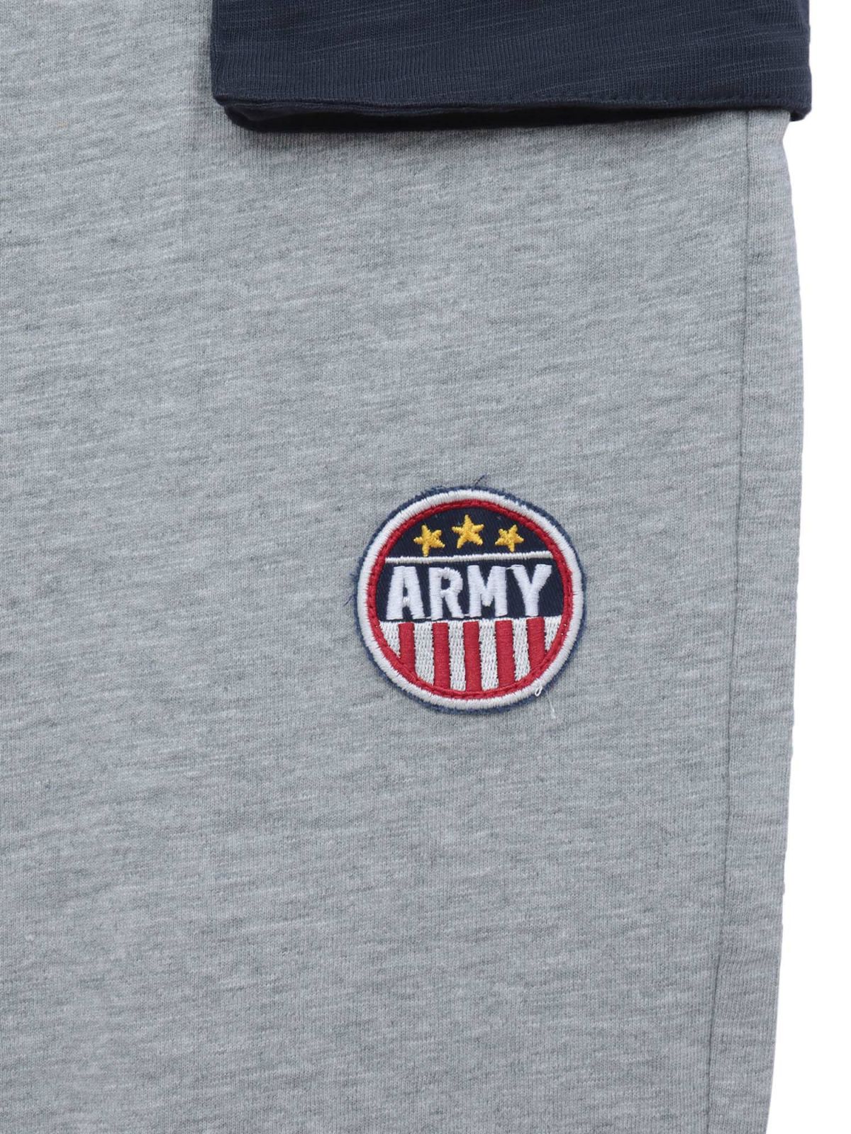 【PANDIESTA JAPAN】ミリタリー切替スウェットパンツ