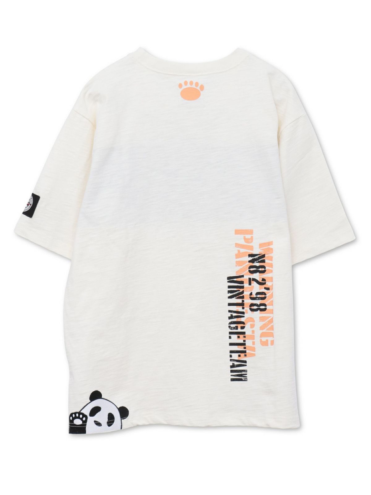 【PANDIESTA JAPAN】サコッシュ風ポケット付き ツイル切替Tシャツ