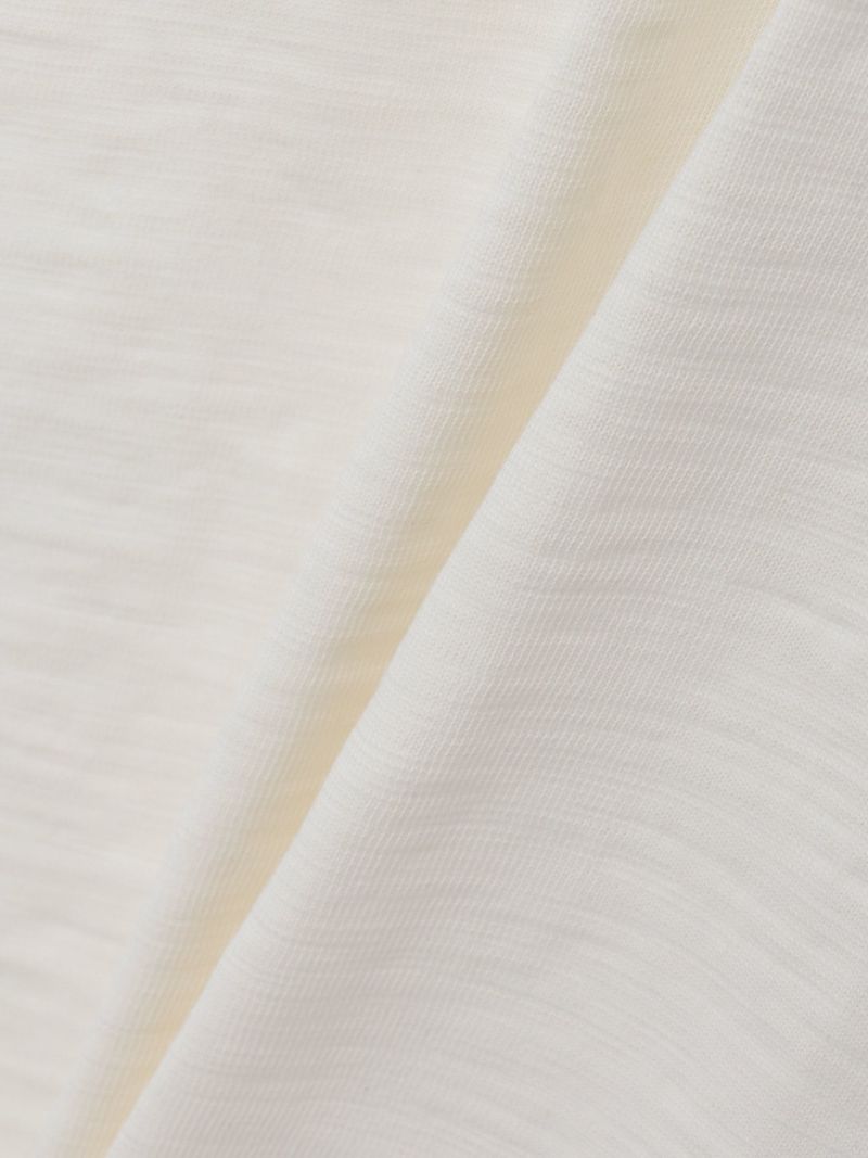 【PANDIESTA JAPAN】サコッシュ風ポケット付き ツイル切替Tシャツ