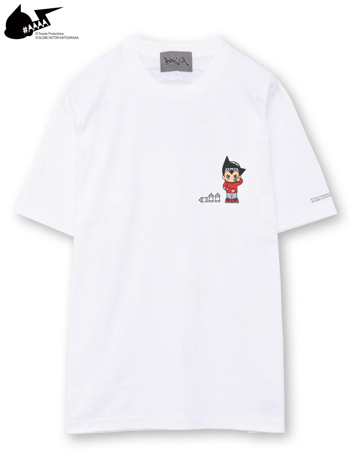 【＃AAAA ATOM×BANGER】ワンポイントプリントTシャツ