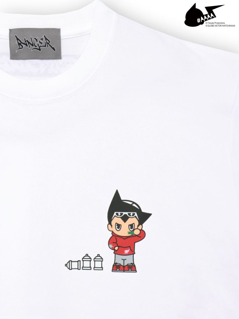 【＃AAAA ATOM×BANGER】ワンポイントプリントTシャツ
