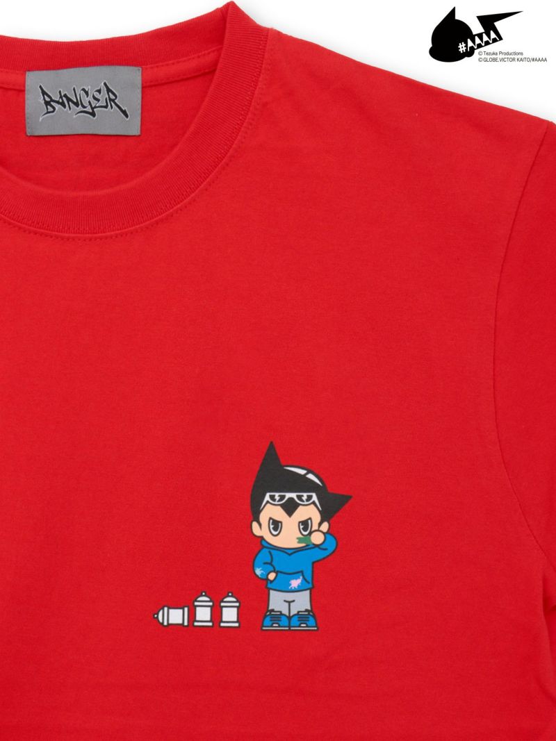【＃AAAA ATOM×BANGER】ワンポイントプリントTシャツ