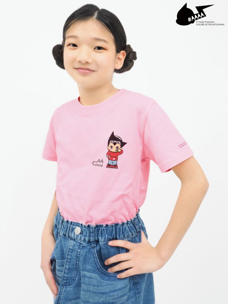 【＃AAAA ATOM×BANGER】ワンポイントプリントTシャツ＜kid'sサイズ＞