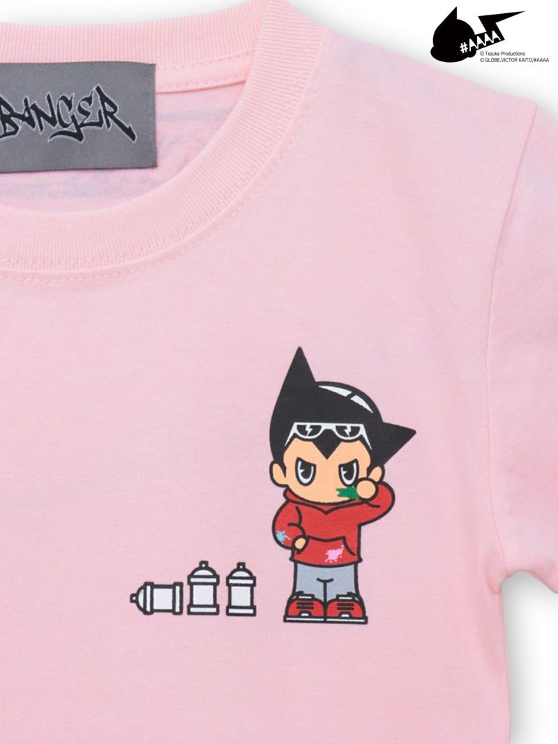 【＃AAAA ATOM×BANGER】ワンポイントプリントTシャツ＜kid'sサイズ＞