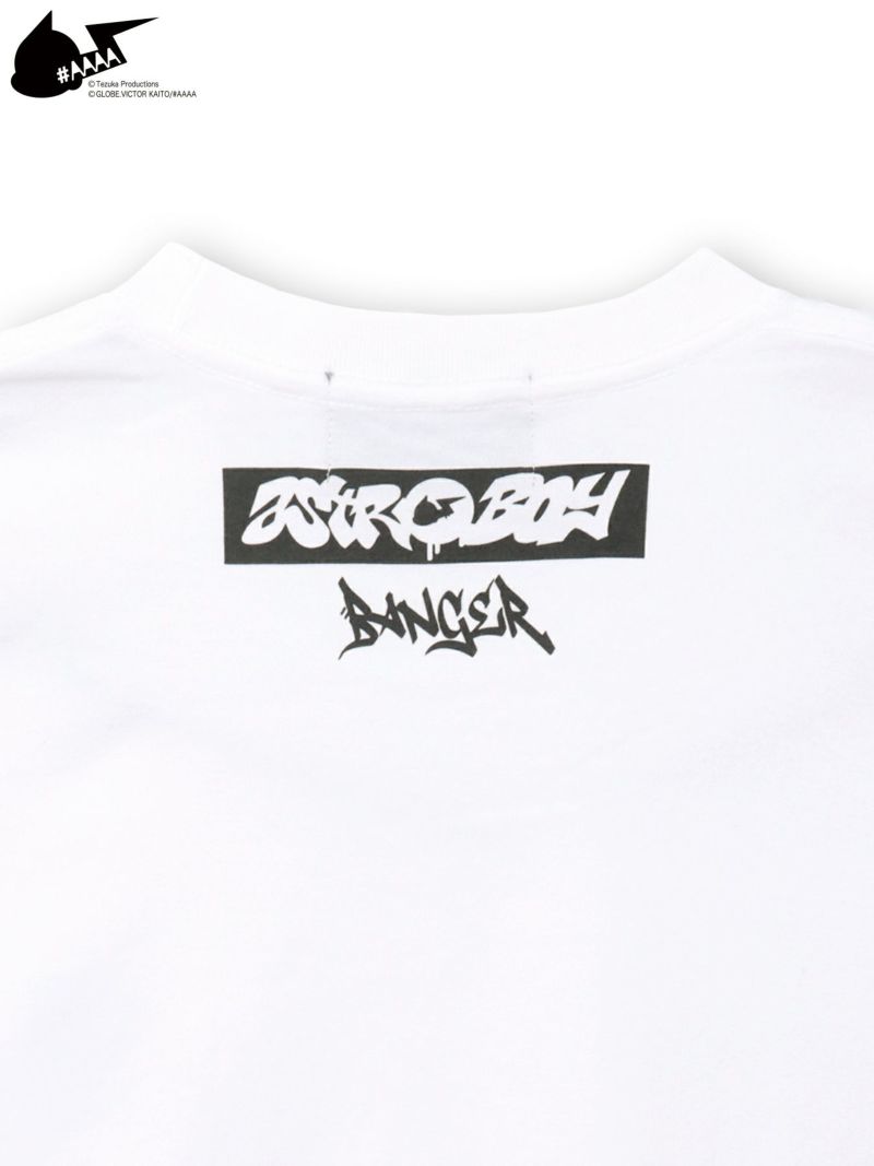 【＃AAAA ATOM×BANGER】ワンポイント刺繍ワッペンTシャツ