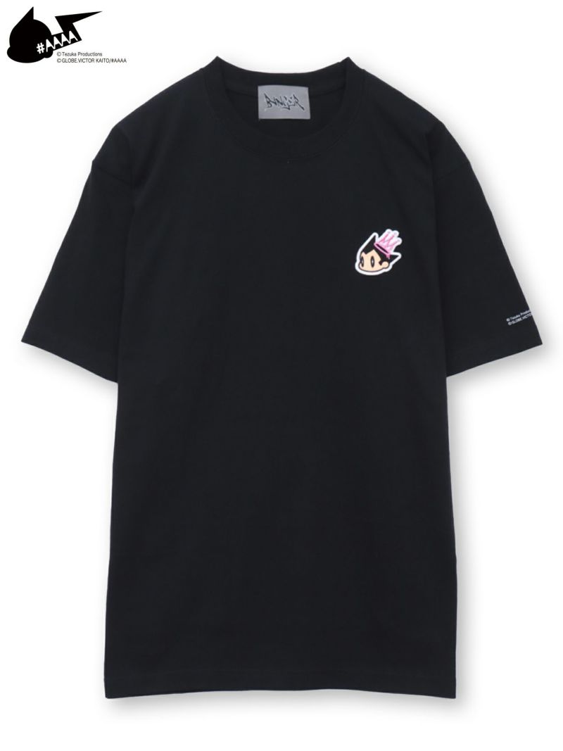 【＃AAAA ATOM×BANGER】ワンポイント刺繍ワッペンTシャツ