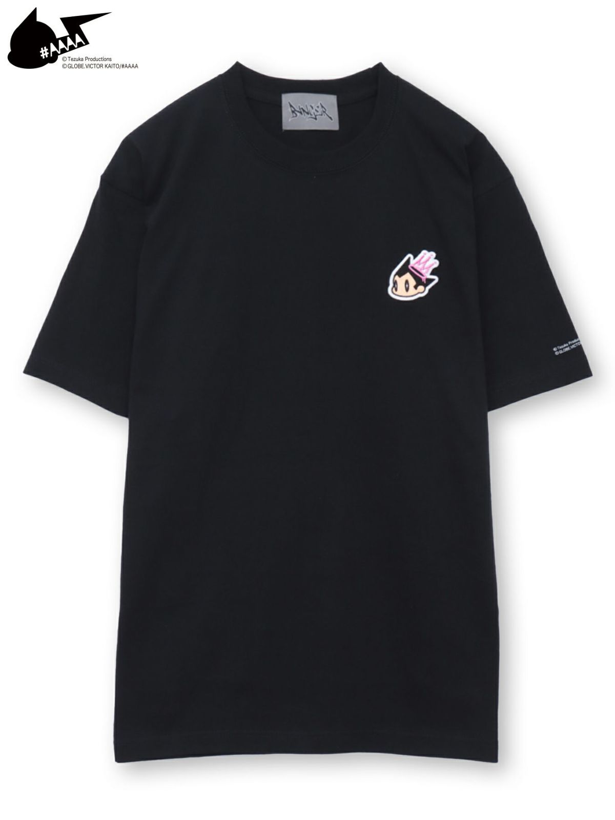 【＃AAAA ATOM×BANGER】ワンポイント刺繍ワッペンTシャツ