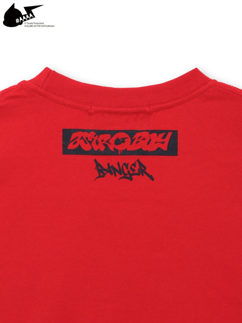 【＃AAAA ATOM×BANGER】ワンポイント刺繍ワッペンTシャツ