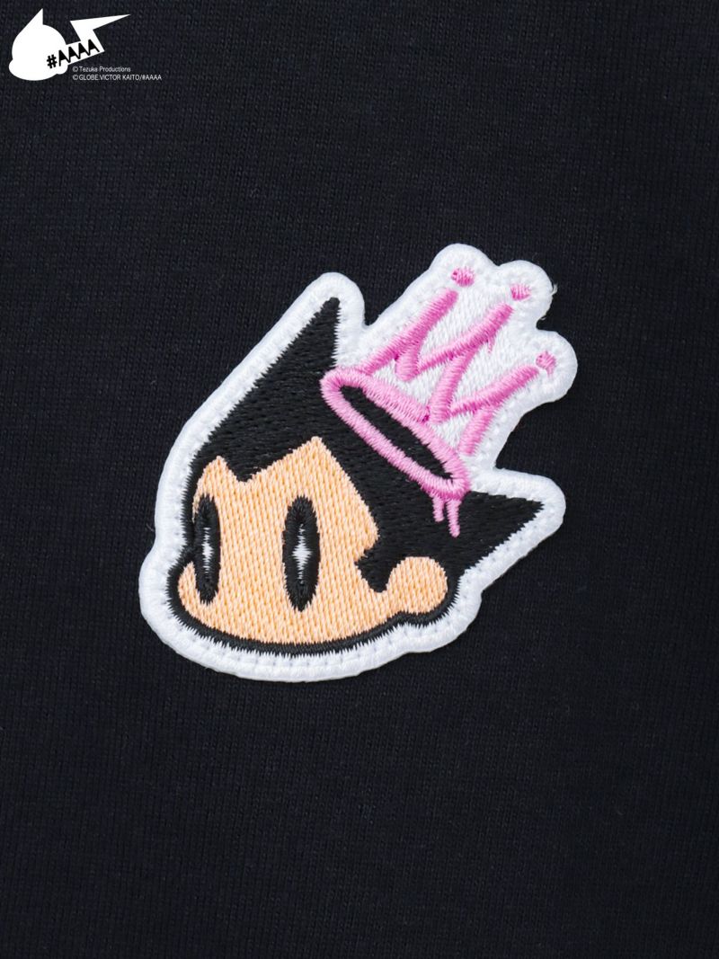 【＃AAAA ATOM×BANGER】ワンポイント刺繍ワッペンTシャツ