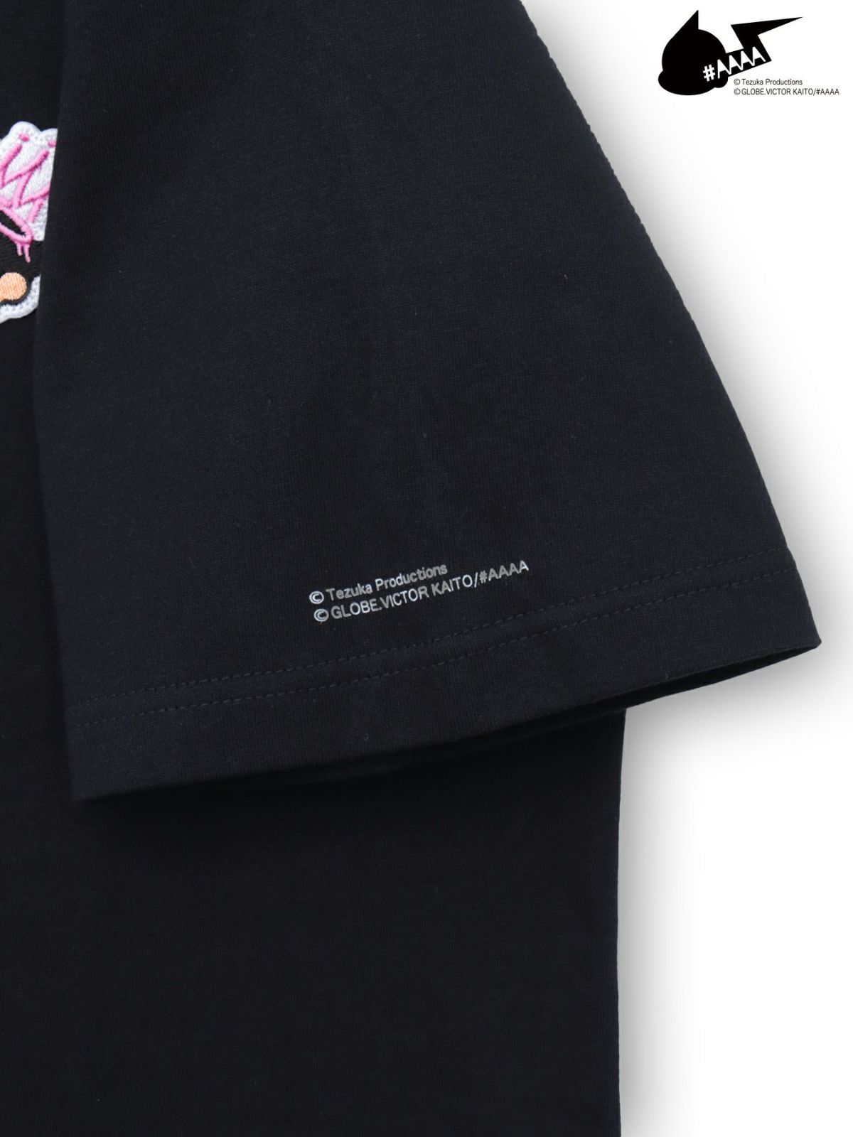 【＃AAAA ATOM×BANGER】ワンポイント刺繍ワッペンTシャツ