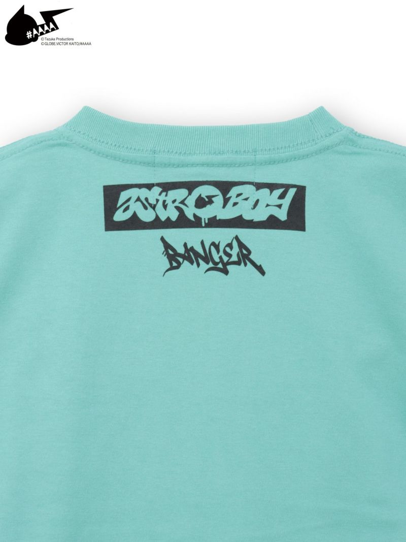 【＃AAAA ATOM×BANGER】ワンポイント刺繍ワッペンTシャツ＜kid'sサイズ＞