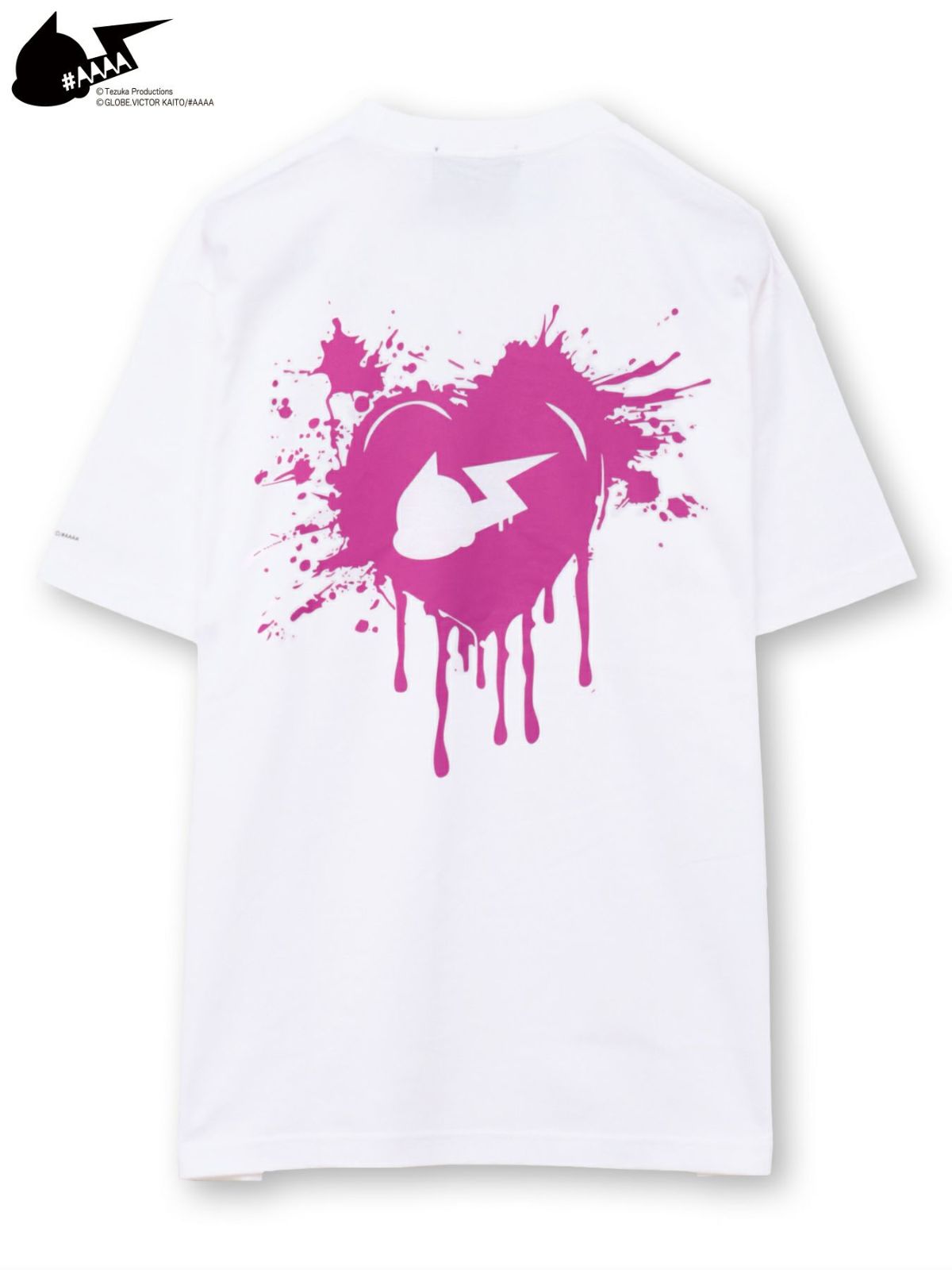 【＃AAAA ATOM×BANGER】ビッグハート プリントTシャツ