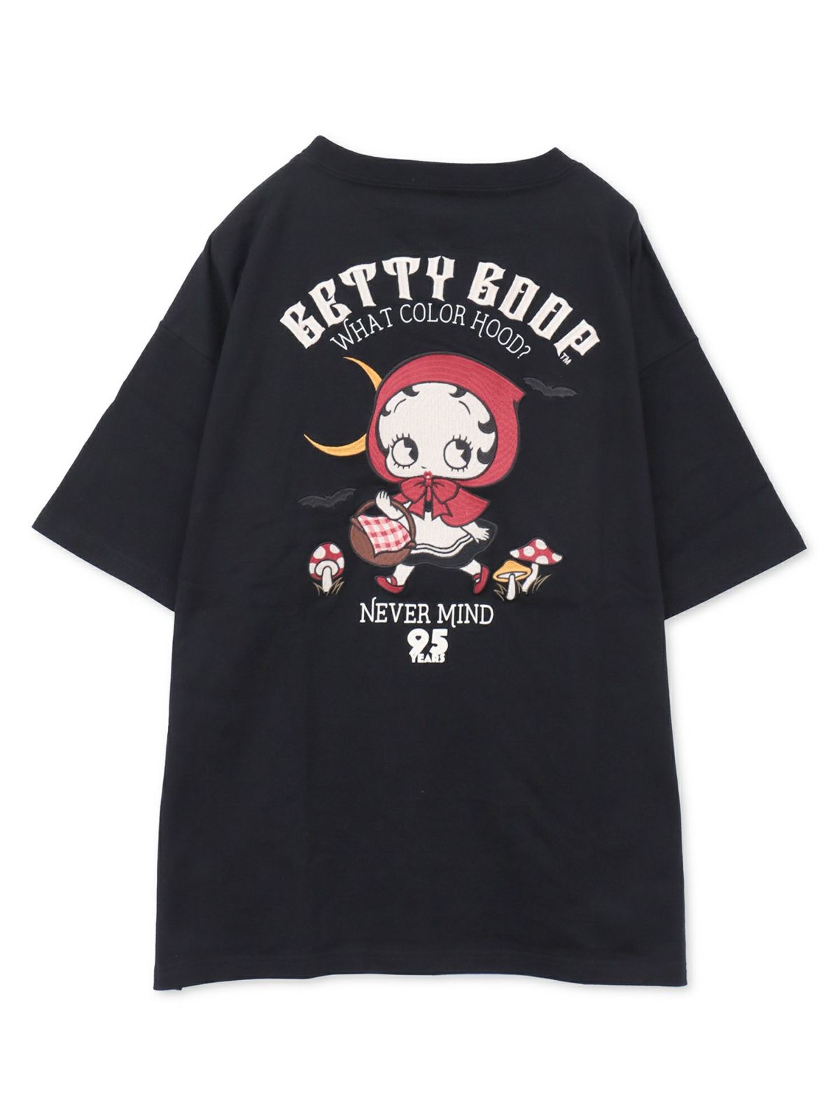【BETTY BOOP】“赤ずきんベイビーベティ”刺繍Tシャツ
