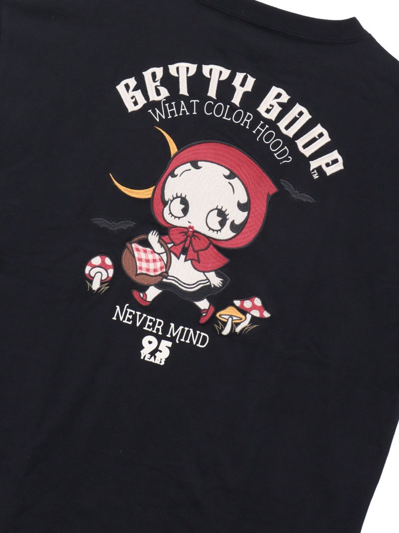 【BETTY BOOP】“赤ずきんベイビーベティ”刺繍Tシャツ