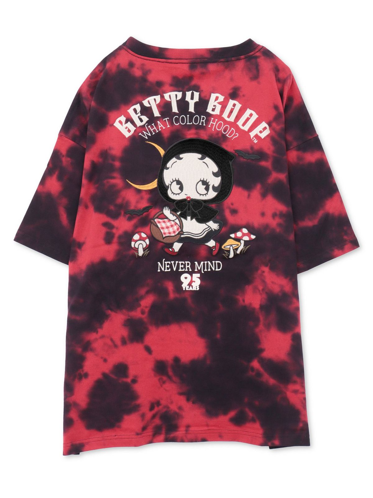 【BETTY BOOP】“赤ずきんベイビーベティ”刺繍Tシャツ