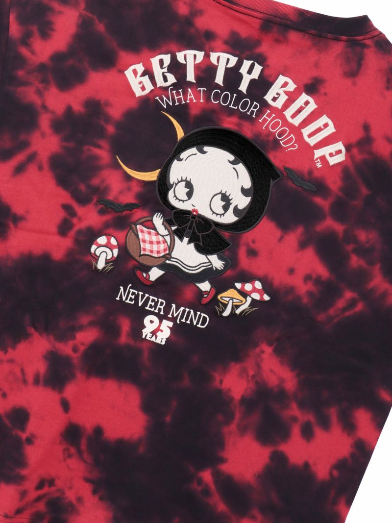 【BETTY BOOP】“赤ずきんベイビーベティ”刺繍Tシャツ