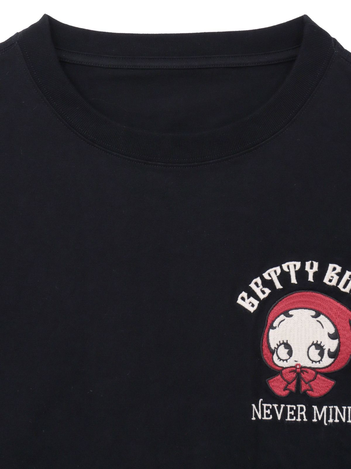 【BETTY BOOP】“赤ずきんベイビーベティ”刺繍Tシャツ