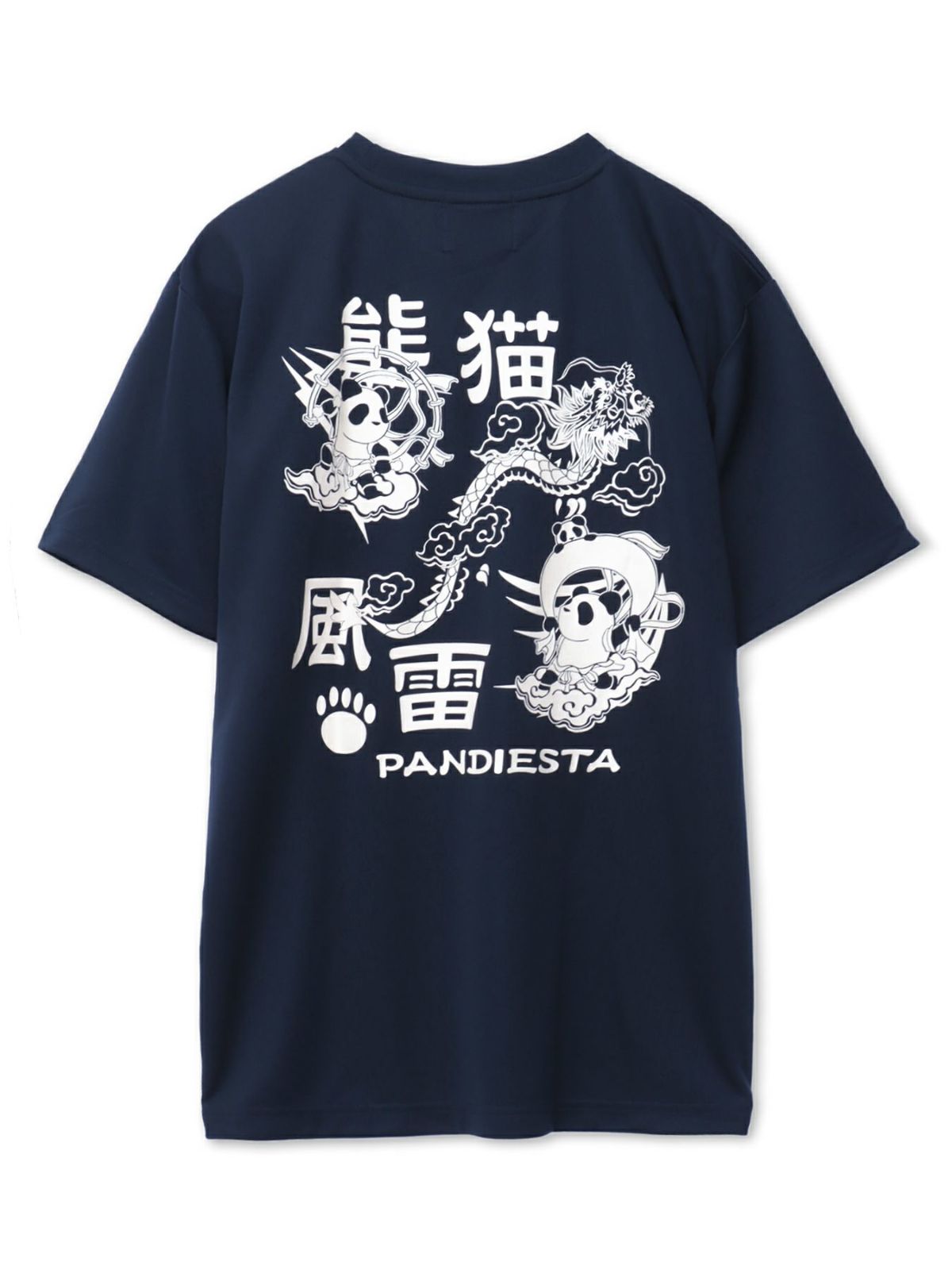 【PANDIESTA JAPAN】“風雷熊猫”DRYメッシュ素材Tシャツ