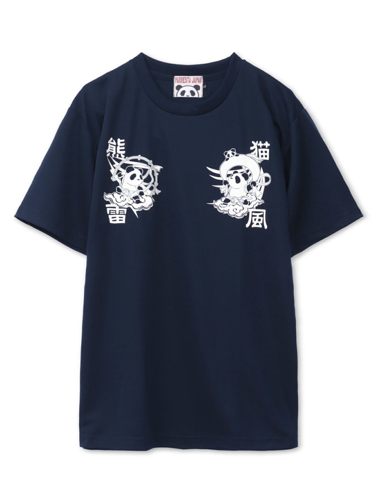 【PANDIESTA JAPAN】“風雷熊猫”DRYメッシュ素材Tシャツ