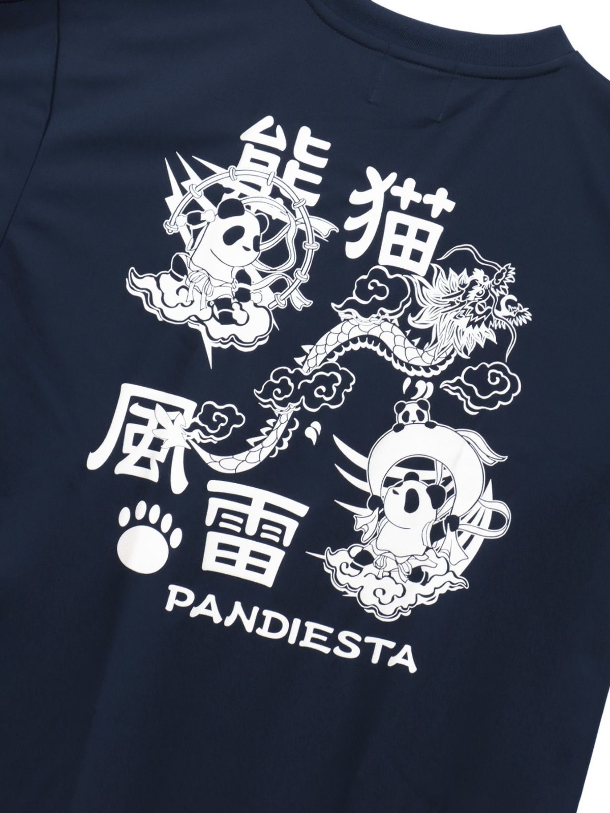 【PANDIESTA JAPAN】“風雷熊猫”DRYメッシュ素材Tシャツ