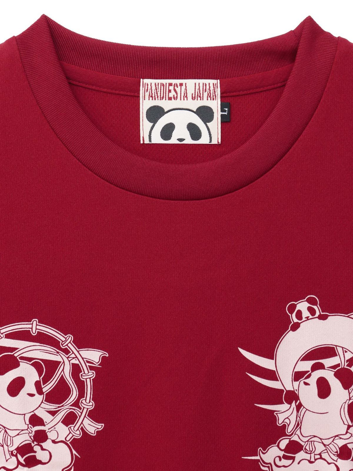 【PANDIESTA JAPAN】“風雷熊猫”DRYメッシュ素材Tシャツ