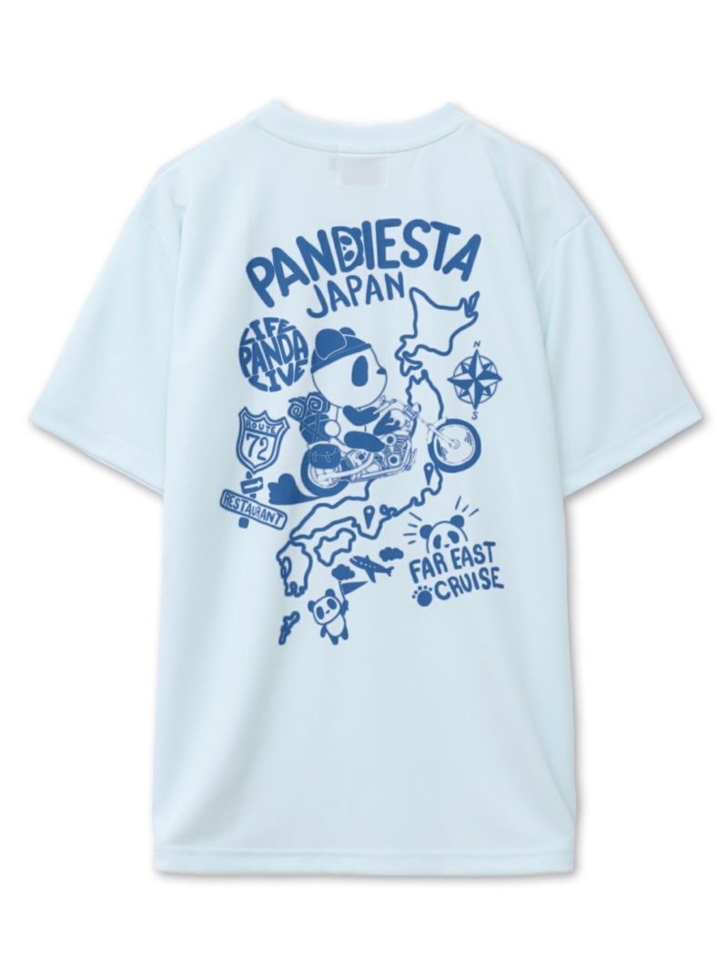 【PANDIESTA JAPAN】“日本縦断”DRYメッシュ素材Tシャツ