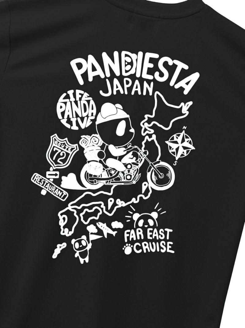 【PANDIESTA JAPAN】“日本縦断”DRYメッシュ素材Tシャツ