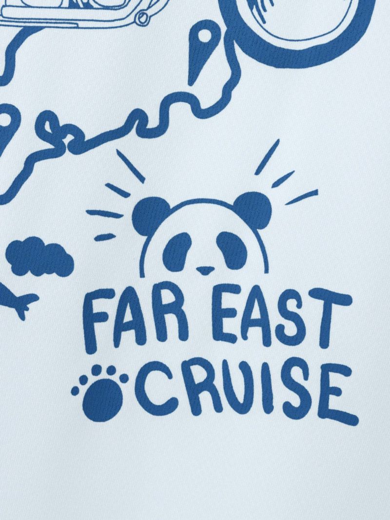 【PANDIESTA JAPAN】“日本縦断”DRYメッシュ素材Tシャツ