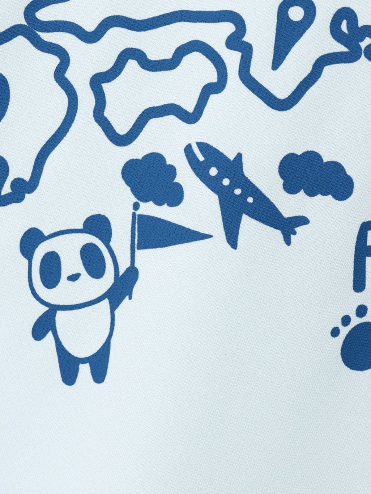 【PANDIESTA JAPAN】“日本縦断”DRYメッシュ素材Tシャツ