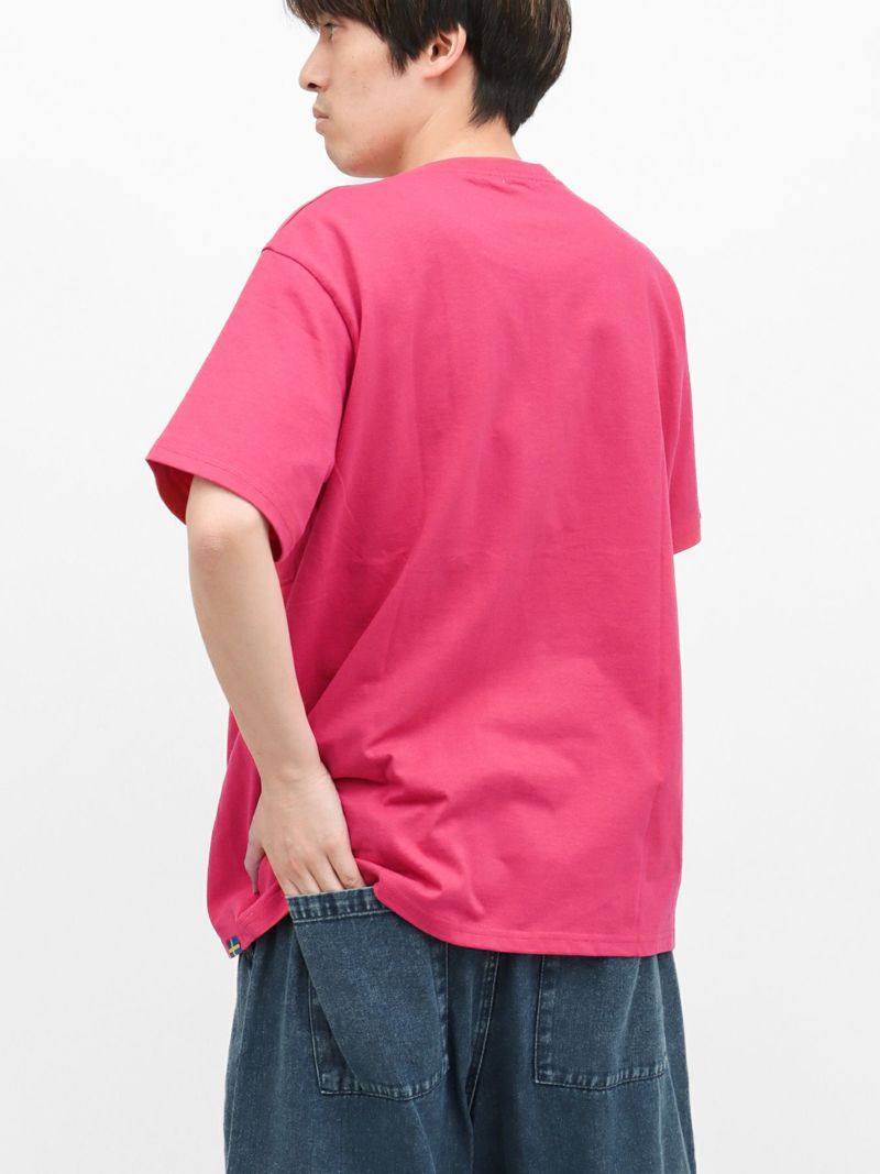 【moz】エルク線画プリントTシャツ〔別注〕