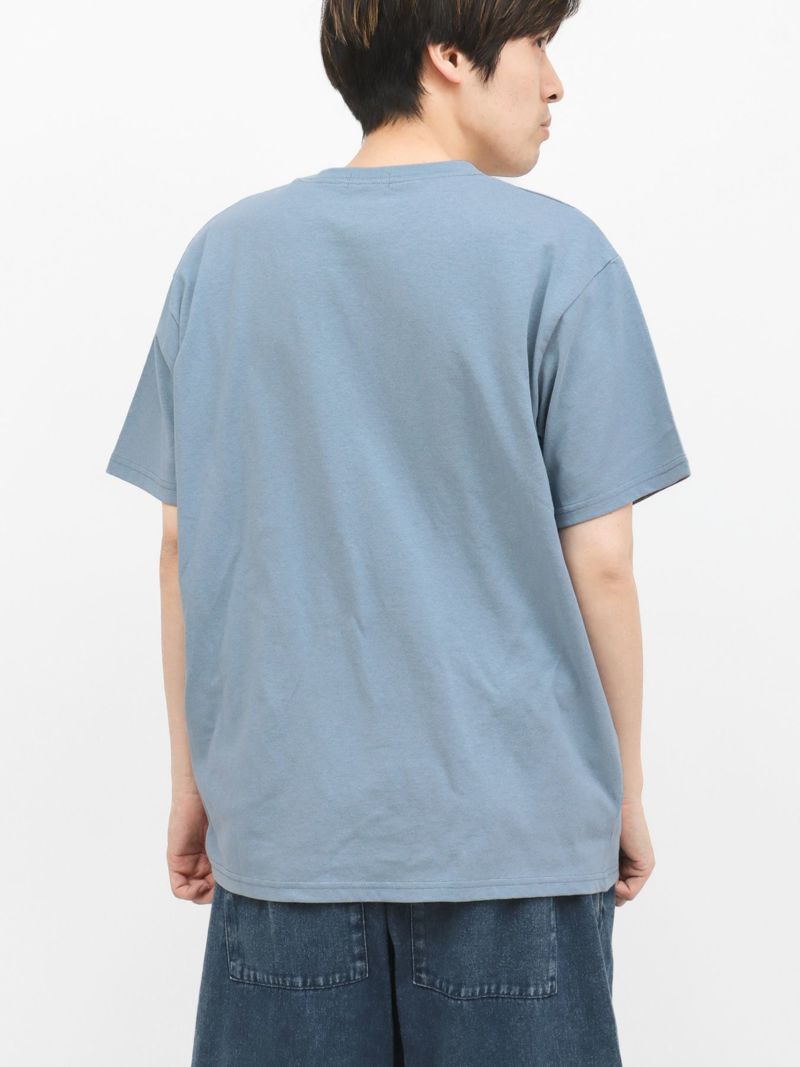 【moz】エルク線画プリントTシャツ〔別注〕