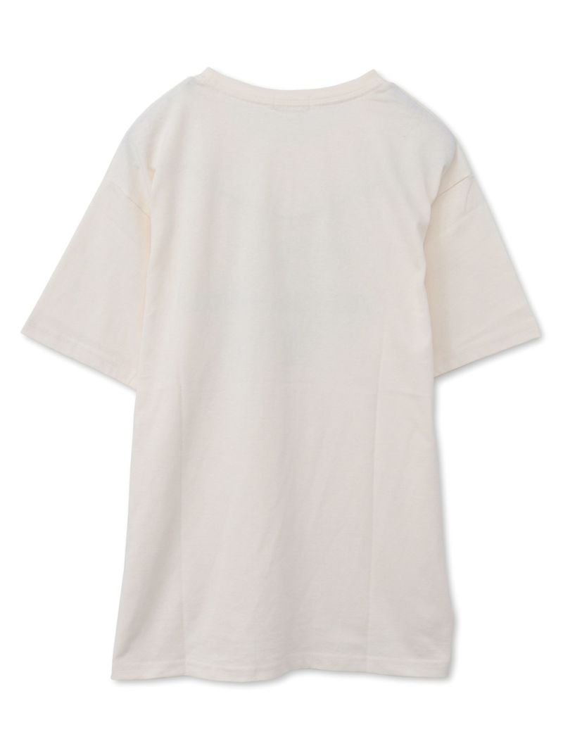 【moz】エルク線画プリントTシャツ〔別注〕