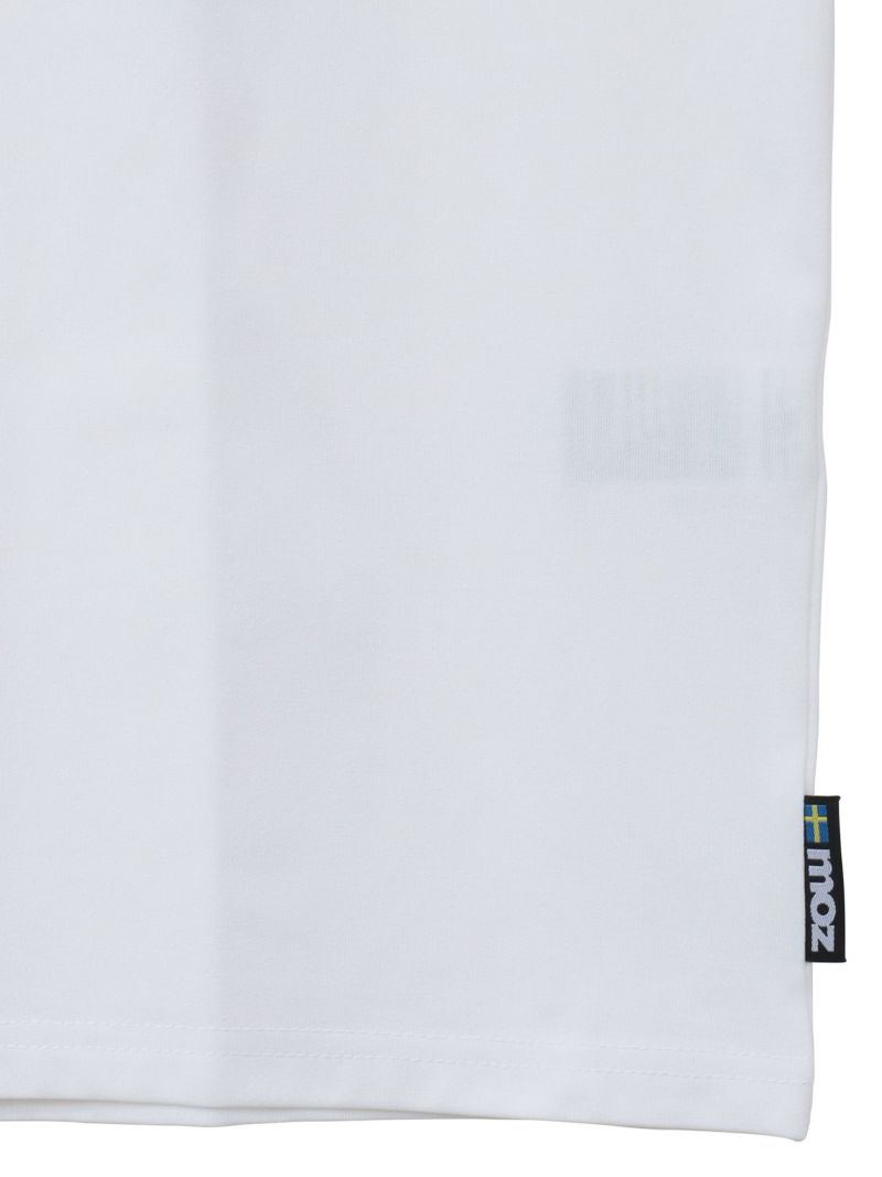 【moz】エルク ワンポイント刺繍バックプリントTシャツ〔別注〕