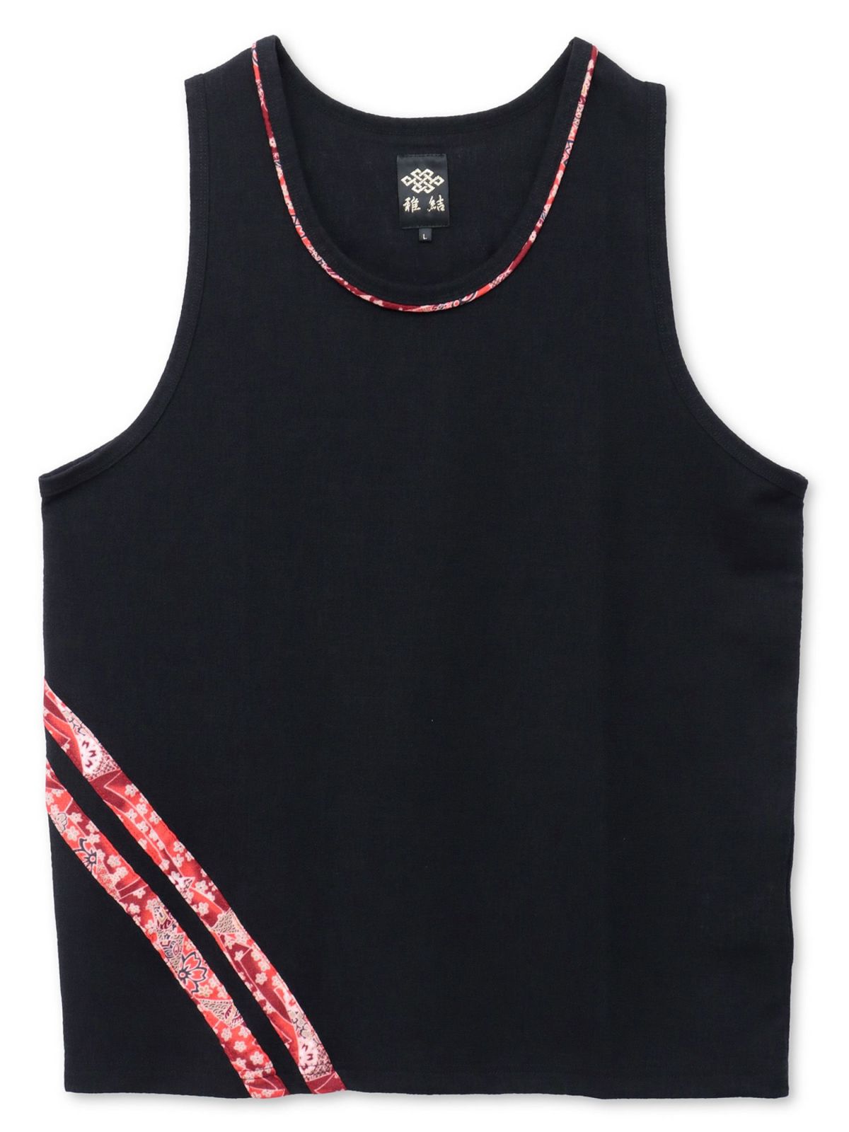 【雅結】和生地遣いタンクトップ