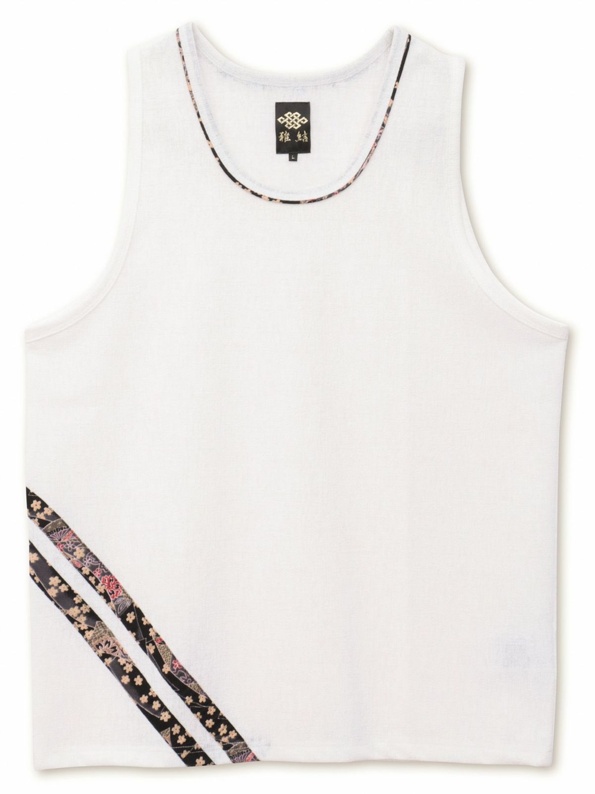 【雅結】和生地遣いタンクトップ