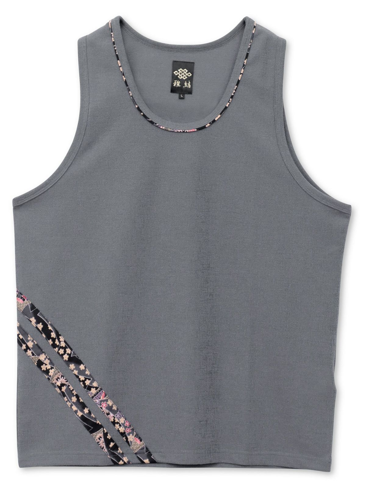 【雅結】和生地遣いタンクトップ