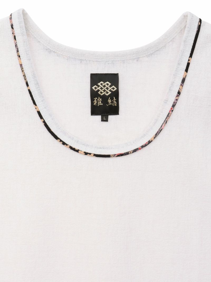 【雅結】和生地遣いタンクトップ