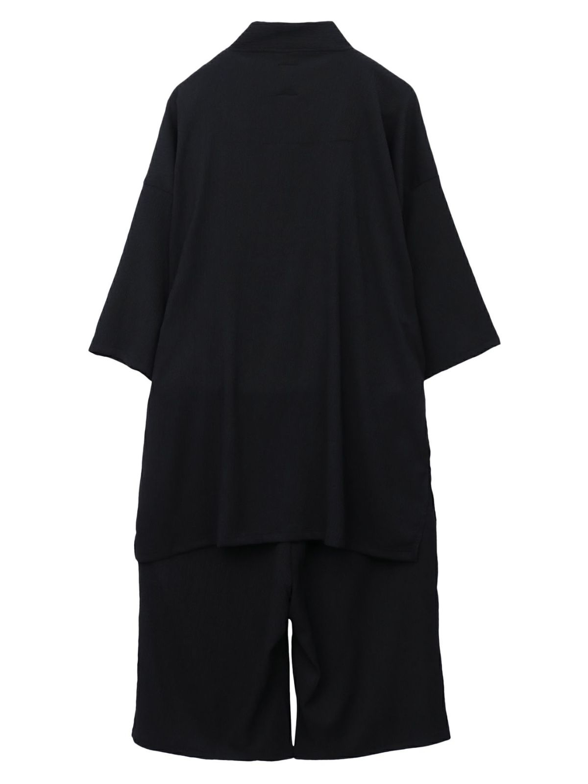 【雅結】桜刺繍 楊柳素材リラックス甚平