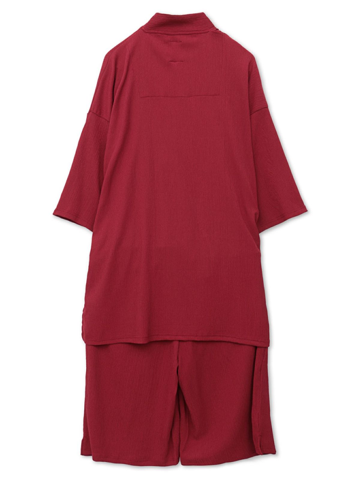 【雅結】桜刺繍 楊柳素材リラックス甚平