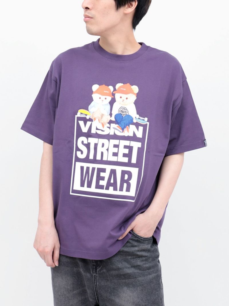 【VISION STREET WEAR】“Bears Skate”プリントTシャツ〔別注〕