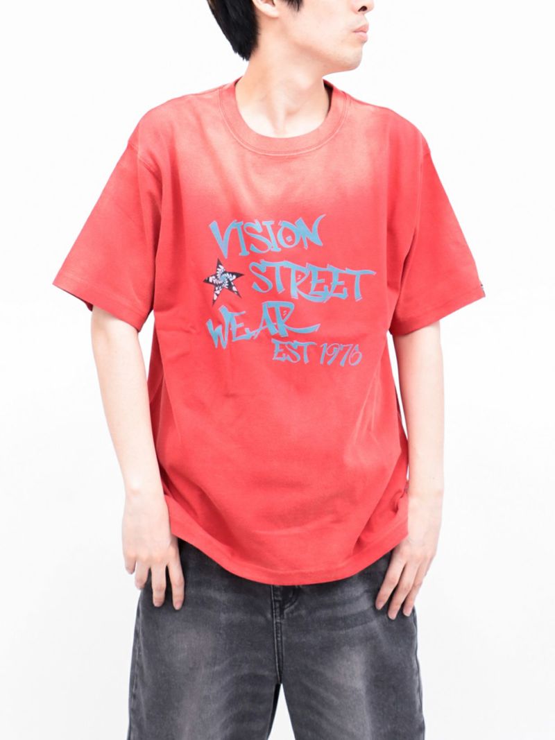 【VISION STREET WEAR】“Star”プリントTシャツ〔別注〕