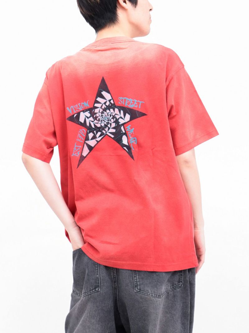 【VISION STREET WEAR】“Star”プリントTシャツ〔別注〕