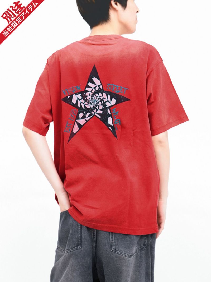 【VISION STREET WEAR】“Star”プリントTシャツ〔別注〕