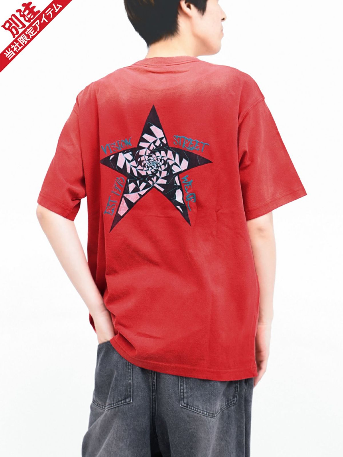 【VISION STREET WEAR】“Star”プリントTシャツ〔別注〕