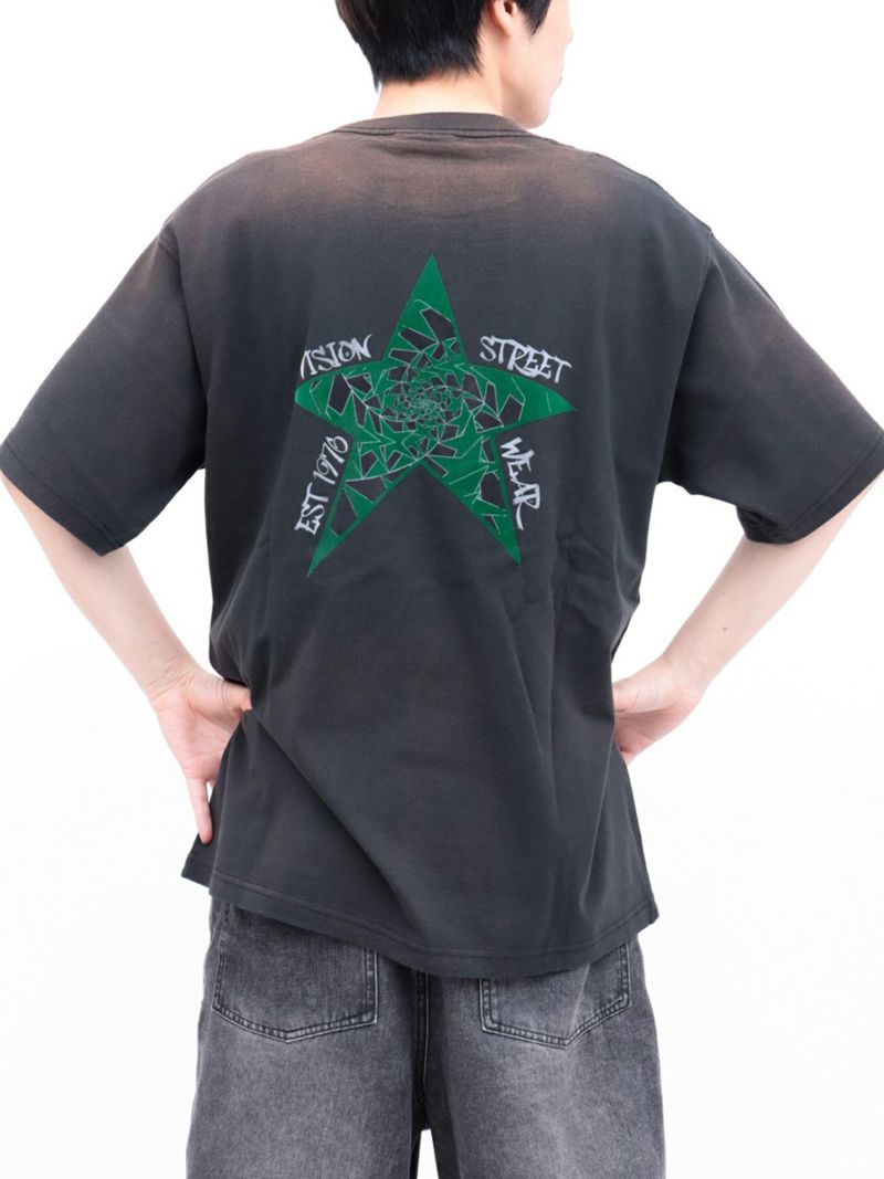 【VISION STREET WEAR】“Star”プリントTシャツ〔別注〕